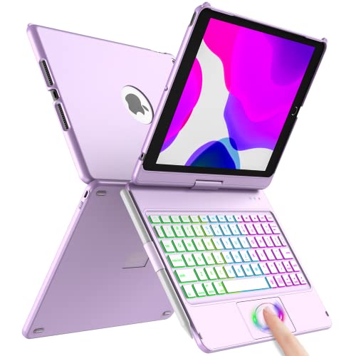 aMZCaSE iPad Tastaturhülle 10.2 für iPad 9 Gen 2020,360° Flip Hardshell Slim Cover Kabellose Bluetooth Tastaturhülle mit 7 Hintergrundbeleuchtung Auto Sleep/Wake für iPad 9/8/7/6th (Deutsch) aMZCaSE iPad Tastaturhülle 10.2 für iPad 9 Gen 2020,360° Flip Hardshell Slim Cover Kabellose Bluetooth Tastaturhülle mit 7 Hintergrundbeleuchtung Auto Sleep/Wake für iPad 9/8/7/6th (Deutsch) von aMZCaSE