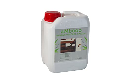 Pflegeöl für Bambus Terrassendielen - Ipe 2,5l von aMbooo