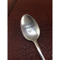 Freunde Für Immer Von Hand Gestempelt Löffel - Handgemachte Besten Freund Geschenk Cool Nettes Getreide Lustiger Löffel-Freund von aVintageParcel