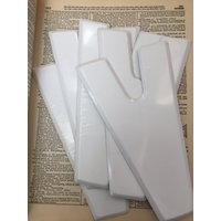 Jahrgang Industrielle Metall Buchstaben V - Festzelt Brief Nos Rustikale 7.5" Groß Zeichen Getragen von aVintageParcel