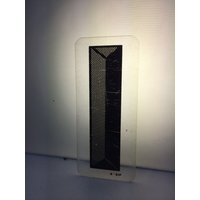Klarer Kunststoff Buchstabe I - Plexiglas Schwarzer Marquee Letter Schwarz Gemusterter Schild Geborgenes Kunststoffschild Hochzeitsbrief von aVintageParcel