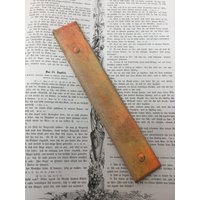 Vintage Holz Faserplatten Festzelt Buchstabe I - Industrielle Zeichen Buchstaben Getragen Holz-Buchstaben Rustikale Film Theater Brief von aVintageParcel