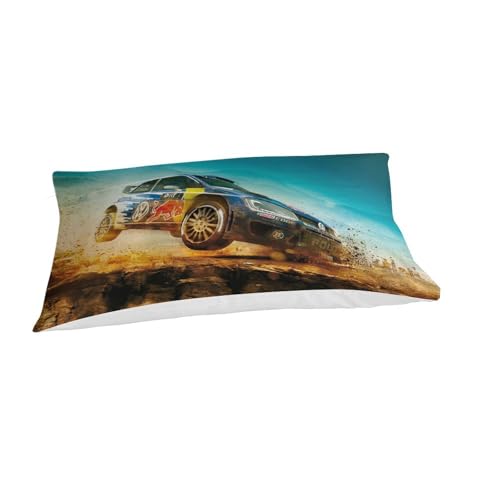 aaaaab Dust Rally Bettbezug Set Bettwäsche Kinderbettwäsche-Set Reißverschluss Mit Kissenbezügen Betten Set Für Jugendliche Kinder Schlafzimmer Single（135x200cm） von aaaaab