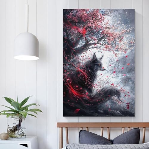 aaaaab Kitsune-Fuchs-Kunstwerk für Wohnzimmer, rustikale Bauernhaus-Badezimmerdekoration, moderne Kunstdrucke, 30 x 45 cm aaaaab Kitsune-Fuchs-Kunstwerk für Wohnzimmer, rustikale Bauernhaus-Badezimmerdekoration, moderne Kunstdrucke, 30 x 45 cm von aaaaab