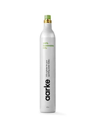Aarke 60L CO2-Zylinder für Wassersprudler – 100% erneuerbares CO2 – Kompatibel mit allen Wassersprudlern mit Schraub-Gaszylinder Aarke 60L CO2-Zylinder für Wassersprudler – 100% erneuerbares CO2 – Kompatibel mit allen Wassersprudlern mit Schraub-Gaszylinder von aarke