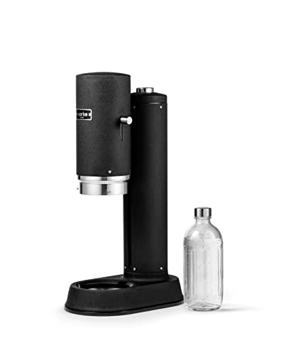 Aarke Carbonator Pro, Wassersprudler mit Glasflasche, Mattschwarz Finish von aarke