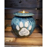 Haustier-Urne/Haustier-Denkmal Mit Kerze Personalisierte Keramik-Urne Für Einäscherung Urne Katzen-Urne Hunde-Urne Haustier-Urne/Haustier-Denkmal Mit Kerze Personalisierte Keramik-Urne Für Einäscherung Urne Katzen-Urne Hunde-Urne von abbylingle