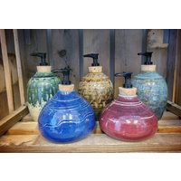 Seifenspender/Seife Mit Pumpe Keramik Flüssigseife Seifenflasche Badezimmerset Thanksgiving von abbylingle