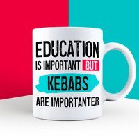 Kebab-Liebhaber-Geschenk, Kebab-Geschenke, Kebabs, Lustige Kebab-Thema, Kebab-Becher Edu von abitofbanter
