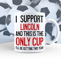 Lincoln-Tasse, Lincoln-Liebhaber-Geschenk, Ich Unterstütze Lincoln, Fan-Geschenk, Lustige Unterstützer-Tasse von abitofbanter