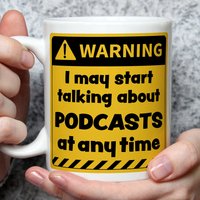 Podcast-Liebhaber-Geschenk, Podcast-Geschenke, Podcasting-Geschenke, Lustige Podcaster-Geschenke, Podcast-Thema, Podcast-Fan-Tasse Wrn von abitofbanter