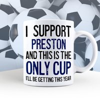 Preston-Tasse, Preston-Liebhaber-Geschenk, Ich Unterstütze Preston, Fan-Geschenk, Lustige Unterstützer-Tasse von abitofbanter