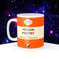 Vogon Poetry Hitchhiker's Guide Geschenk, Penguin Classics Tasse, Megadodo Publications, Sci Fi Geek, Nerd Kaffeetasse, Douglas Adams Galaxy Tasse von abitofbanter