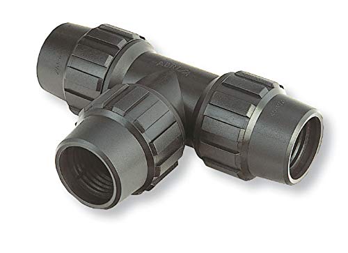 Te fitting Gartenschlauch, Schwarz von Abrisa