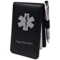 Personalisiertes Ems Emt Rettungssanitäter Notizblock Mit Stift, Personalisierter Name Bedrucktes Kunstleder Notizbuch Mini Jotter Geschenke Für von abrotherhoodstore