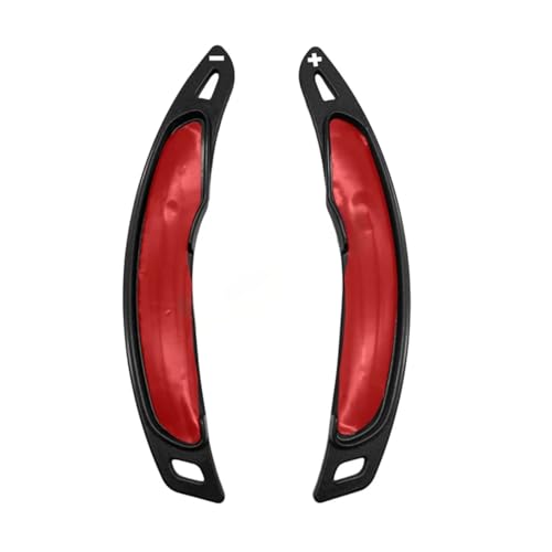 Kompatibel Mit Mitsubishi Für Lancer 1 Paar ABS-Aufkleber Für Die Lenkrad-Schaltwippe Verlängerung Innenausstattung(Red) von abywrpagg