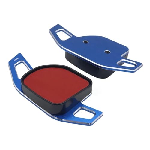 abywrpagg Kompatibel Mit A3 A4 A5 A6 A7 A8 Q5 Q7 Für TT R8 A4L Q3 S6 S7 S8 1 Paar Auto-Aluminiumlegierung-Lenkrad-Schaltwippenverlängerung(Red Model B) von abywrpagg