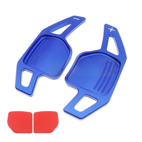 abywrpagg Kompatibel Mit A3 A4 A5 A6 A7 A8 Q5 Q7 Für TT S3 S4 S5 R8 2006 2007 2008 2009 2010 2011 Aluminium-Lenkrad-Schaltwippenverlängerung(Blue) von abywrpagg