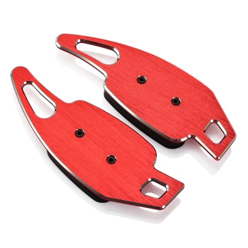 abywrpagg Kompatibel Mit A4 B9 Q7 2016 2017 2018 2019 1 Paar Lenkrad-Schaltwippenverlängerung Aus Aluminiumlegierung Autoinnenausstattung(Silver) von abywrpagg