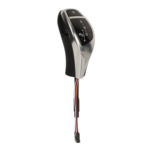 abywrpagg Kompatibel Mit BMW Für E90 LCI Limousine E91 LCI Touring 2006–2011 Daumenschalthebelkopf-Nachrüstsatz Mit Ein-Klick-Starttaste(Electrosilvering) von abywrpagg