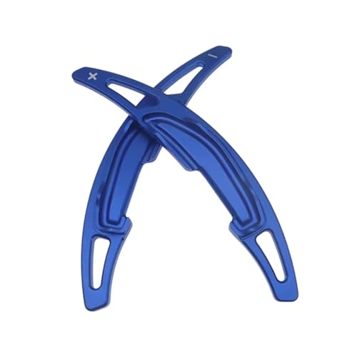 abywrpagg Kompatibel Mit BMW Für M5 F10 M3 F80 M4 F82 F83 2014 2015 2016 2017 Auto-Lenkrad-Schaltwippenverlängerung Aluminiumzubehör(Blue) von abywrpagg
