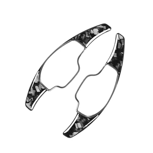 abywrpagg Kompatibel Mit Buick Für Regal GS 2021 2022 2023 1 Paar Auto-Lenkrad-Schaltpaddel-Verlängerungsaufkleber Innenzubehör(Forged Pattern) von abywrpagg