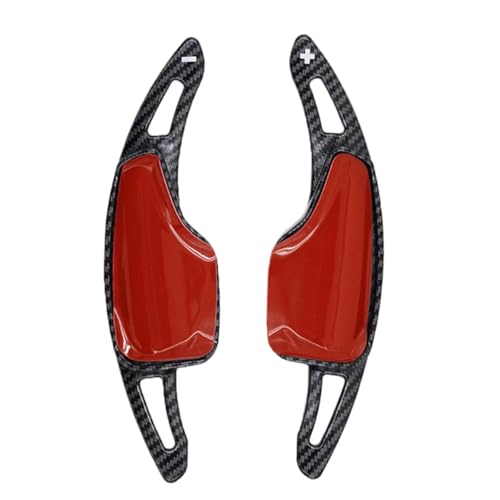 abywrpagg Kompatibel Mit Chevrolet Für Corvette C7 2014 2015 2016 2017 2018 2019 2020 Auto-Lenkrad-Schaltpaddel-Verlängerungsaufkleber(Forged Pattern) von abywrpagg