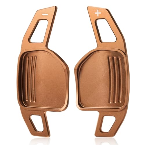 abywrpagg Kompatibel Mit Cupra Für Ateca 2018 2019 2020 1 Paar Auto-Lenkrad-Schaltpaddel-Verlängerungsaufkleber Innenzubehör von abywrpagg