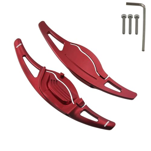 abywrpagg Kompatibel Mit Kia Für Optima K5 TF EX Für SX Für Turbo 2011 2012 2013 Auto-Lenkrad-Schaltwippen Getriebeverlängerungszubehör(Red) von abywrpagg