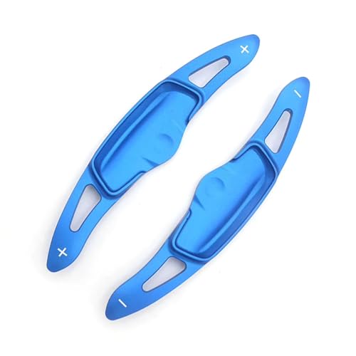 abywrpagg Kompatibel Mit Kia Pour Sorento 4 UM MQ4 GT-Line X-LINE 2016 2017 2018 2019 2020 2021 Auto-Lenkrad-Schaltwippen-Verlängerungsaufkleber(Blue) von abywrpagg