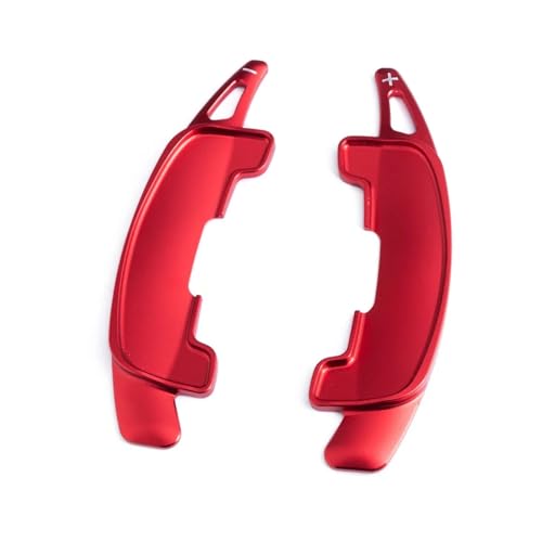 abywrpagg Kompatibel Mit Land Für Rover Für Discovery Für Sport 2021 2022 2023 2024 Aluminiumlegierung Auto-Lenkrad-Schaltpaddel-Zubehör(Red) von abywrpagg