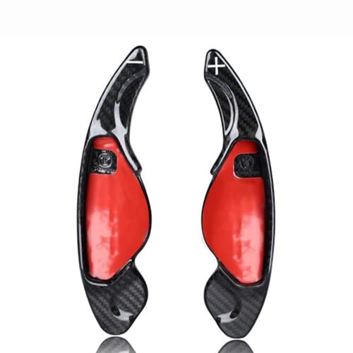 abywrpagg Kompatibel Mit Land Für Rover Für Range Rover Für Sport 2010 2011 2012 2013 2014 2015 2016 Echtcarbon-Autolenkrad-Schaltwippe von abywrpagg