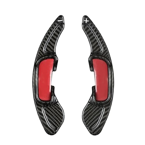 abywrpagg Kompatibel Mit Mazda 2 3 6 CX-4 CX4 CX-5 CX5 Für Atenza Für Axela Für MX-5 1 Paar Carbonfaser-Lenkrad-Schaltwippenverlängerung(Forged Black) von abywrpagg