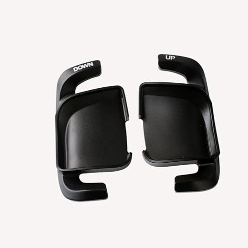 abywrpagg Kompatibel Mit Mercedes Für Benz Für EQS V297 2022 2023 1 Paar Aluminium-Aufkleber Für Die Verlängerung Der Lenkradschaltwippen(Blue) von abywrpagg