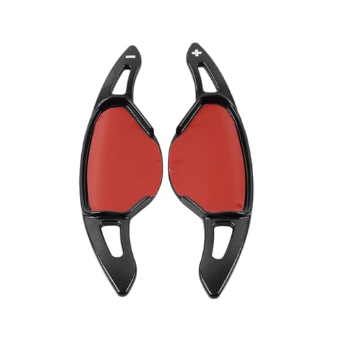 abywrpagg Kompatibel Mit Nissan Für Rogue 2021 2022 2023 1 Paar ABS-Lenkrad-Schaltpaddel-Verlängerungsaufkleber Auto-Innenausstattung(Black) von abywrpagg