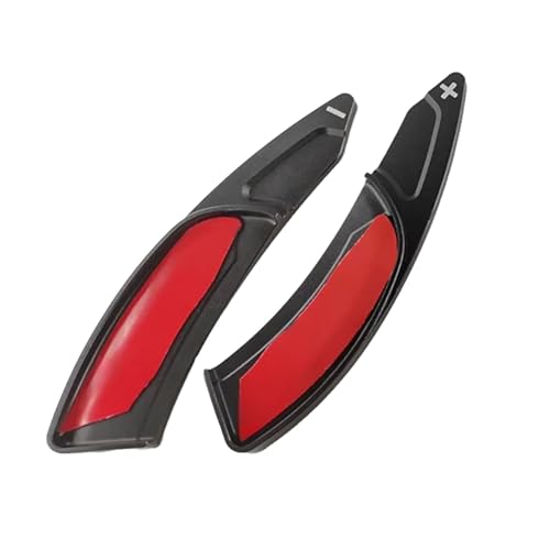 abywrpagg Kompatibel Mit Peugeot 508 MK1 RXH GT SW Für Traveller Für E-Traveller Auto-Lenkrad-Schaltwippen-Verlängerungsaufkleber-Zubehör(Black) von abywrpagg