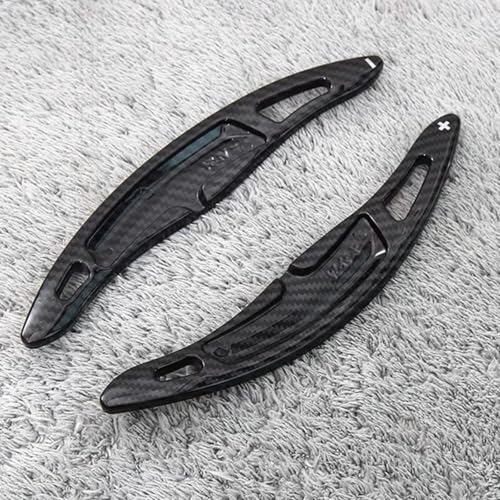 abywrpagg Kompatibel Mit Porsche 911 Für Carrera 991 2016 2017 2018 2019 Auto-Lenkrad-Schaltwippe Verlängern Sie Das Innenzubehör(Satin Black) von abywrpagg