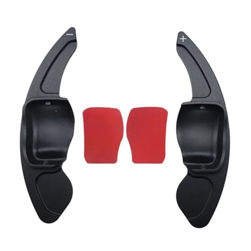 abywrpagg Kompatibel Mit VW Für Jetta MK5 2.0T Sportline 1 Paar Autolenkrad Direktschaltpaddel-Verlängerung Innenzubehör(Black) von abywrpagg