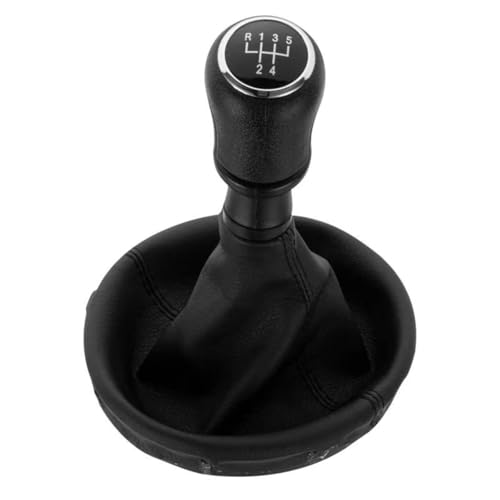 abywrpagg Kompatibel Mit VW Für Transporter T5 T5.1 GP T6 2003 2004 2005 2006 2007 2008 2009 2010 2011 Auto 6-Gang-Schalthebel Schaltknauf Boot(Black 5 Speed) von abywrpagg