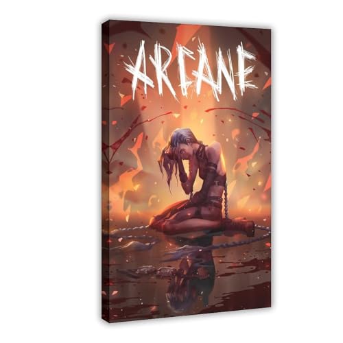 acalur Arkanes Poster, Jinx 2, Leinwand-Poster, Schlafzimmer, Dekoration, Landschaft, Büro, Raumdekoration, Geschenk, 30 x 45 cm acalur Arkanes Poster, Jinx 2, Leinwand-Poster, Schlafzimmer, Dekoration, Landschaft, Büro, Raumdekoration, Geschenk, 30 x 45 cm von acalur