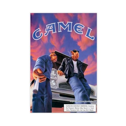 acalur Camel Joe Werbe-Leinwandposter Schlafzimmer Dekor Landschaft Büro Zimmer Dekor Geschenk 30 x 45 cm acalur Camel Joe Werbe-Leinwandposter Schlafzimmer Dekor Landschaft Büro Zimmer Dekor Geschenk 30 x 45 cm von acalur