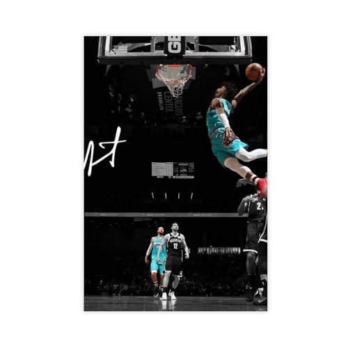 acalur Ja Morant Dunk Poster auf Leinwand, Schlafzimmer, Dekoration, Landschaft, Büro, Raumdekoration, Geschenk, 30 x 45 cm acalur Ja Morant Dunk Poster auf Leinwand, Schlafzimmer, Dekoration, Landschaft, Büro, Raumdekoration, Geschenk, 30 x 45 cm von acalur