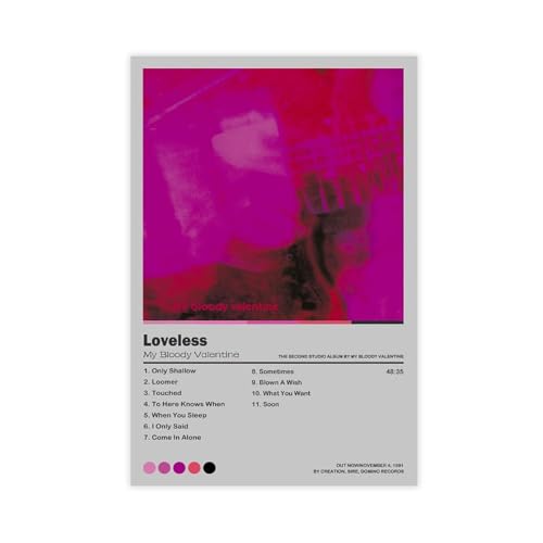 acalur Leinwandposter "Loveless My Bloody Valentine", Wandkunst, Dekordruck, Bild Gemälde für Wohnzimmer, Schlafzimmer, Dekoration, 60 x 90 cm acalur Leinwandposter "Loveless My Bloody Valentine", Wandkunst, Dekordruck, Bild Gemälde für Wohnzimmer, Schlafzimmer, Dekoration, 60 x 90 cm von acalur