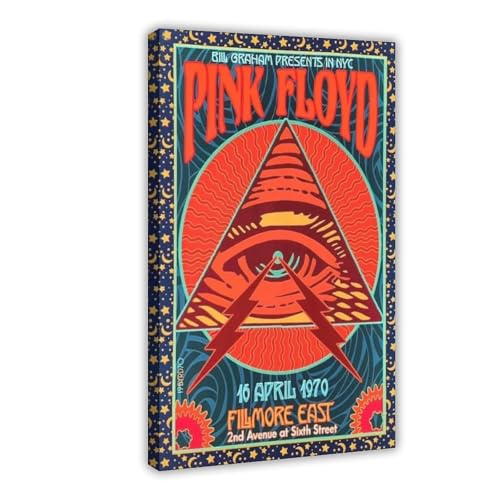 acalur Pink Floyd 2 Leinwand-Poster, Retro, Vintage, Rock-Konzert, Konzert, Wandkunst, Dekor, Bild, Gemälde für Wohnzimmer, Schlafzimmer, Dekoration, 30 x 45 cm acalur Pink Floyd 2 Leinwand-Poster, Retro, Vintage, Rock-Konzert, Konzert, Wandkunst, Dekor, Bild, Gemälde für Wohnzimmer, Schlafzimmer, Dekoration, 30 x 45 cm von acalur