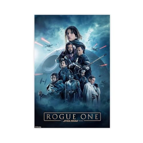 acalur Rogue One A Star Wars Story-Poster, Leinwandposter, Wandkunst, Dekordruck, Bild Gemälde für Wohnzimmer, Schlafzimmer, Dekoration, 30 x 45 cm acalur Rogue One A Star Wars Story-Poster, Leinwandposter, Wandkunst, Dekordruck, Bild Gemälde für Wohnzimmer, Schlafzimmer, Dekoration, 30 x 45 cm von acalur