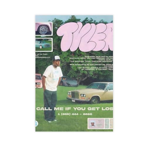 acalur Tyler, The Creator Leinwand-Poster, Schlafzimmerdekoration, Landschaft, Büro, Raumdekoration, Geschenk, 30 x 45 cm acalur Tyler, The Creator Leinwand-Poster, Schlafzimmerdekoration, Landschaft, Büro, Raumdekoration, Geschenk, 30 x 45 cm von acalur