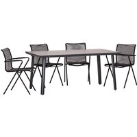 acamp® Sessel-Set »ALPHA«, 4 Sitzplätze, Polyester - grau von acamp®