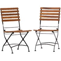Acamp Klappsessel-Set Lindau schwarz Eisen B/H/T: ca. 45x88x57 cm von acamp