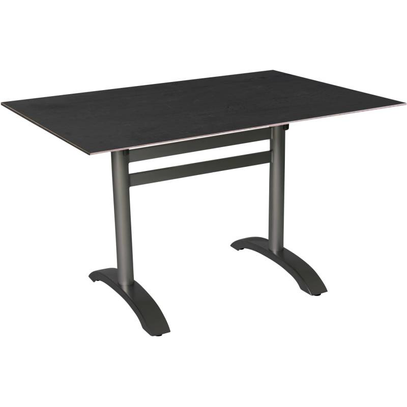 Acamp Klapptisch Rechteckig Anthrazit-Cemento 120 cm x 80 cm von acamp