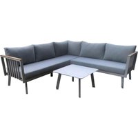 Acamp Loungeset Gondola grau Aluminium B/H/L: ca. 71x68x145 cm von acamp
